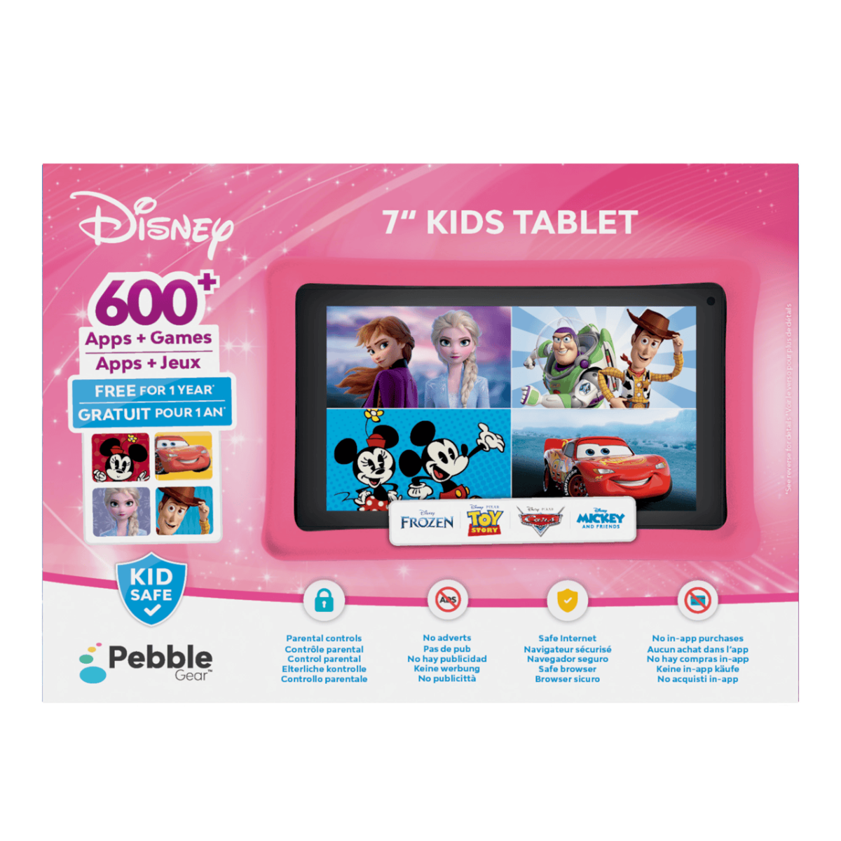 DISNEY 7” Kids Tablet (Pink)